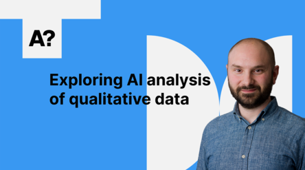 Exploring AI analysis of qualitative data