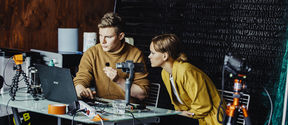 Students in Aalto Design Factory