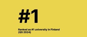 Aalto-yliopisto valittiin Suomen parhaaksi yliopistoksi QS-vertailussa.