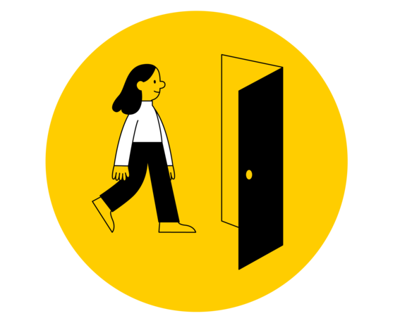Access control logo ikoni pyöreä